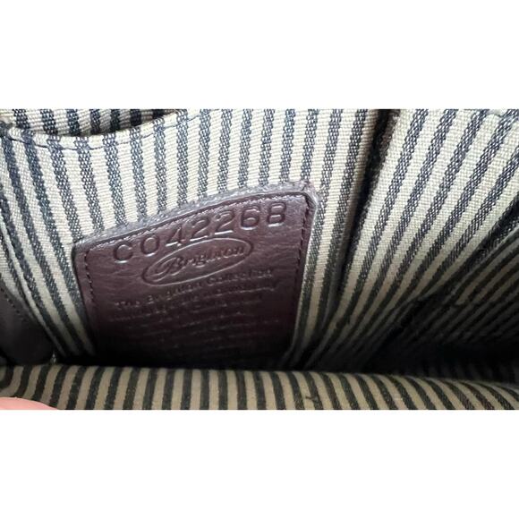 Vintage Brighton Black and Brown Leather Croc Embossed Weave Hand Shoulder Bag - Picture 8 of 11